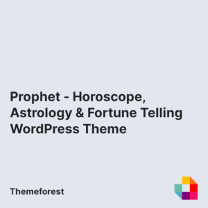 Prophet - Horoscope, Astrology & Fortune Telling WordPress Theme