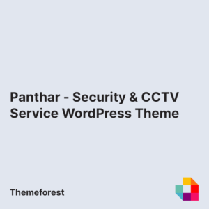 Panthar - Security & CCTV Service WordPress Theme