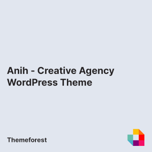 Anih - Creative Agency WordPress Theme