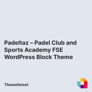 Padeltaz – Padel Club and Sports Academy FSE WordPress Block Theme