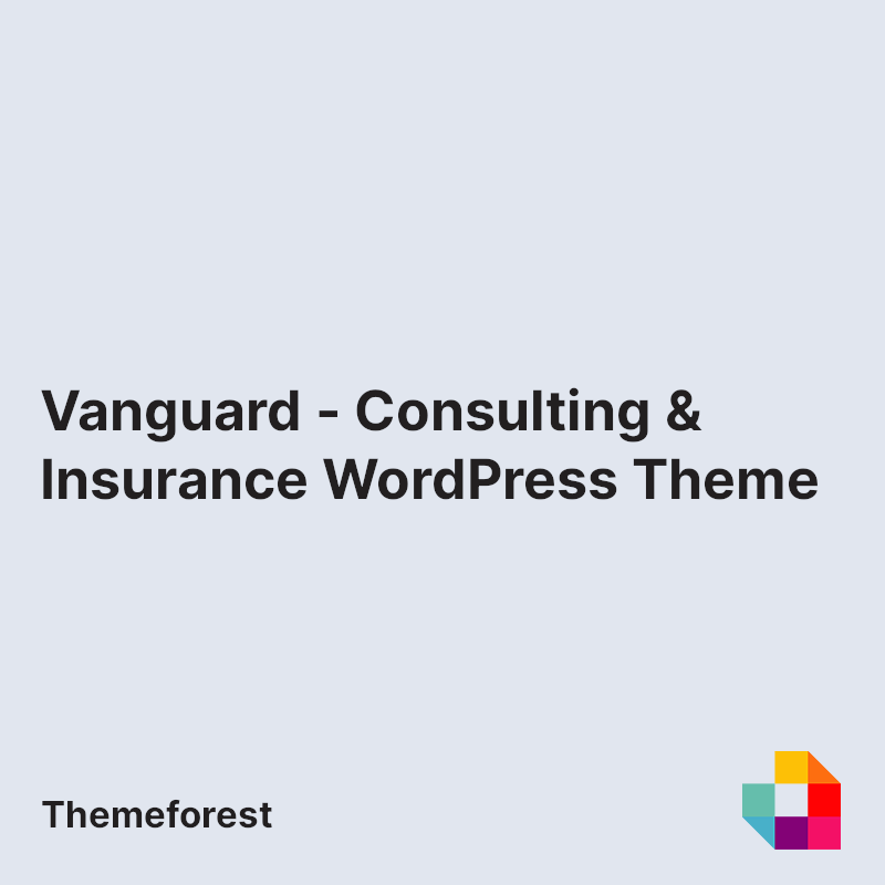 Vanguard - Consulting & Insurance WordPress Theme