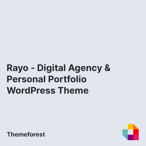 Rayo - Digital Agency & Personal Portfolio WordPress Theme