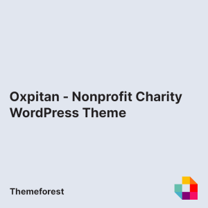 Oxpitan - Nonprofit Charity WordPress Theme