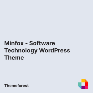 Minfox - Software Technology WordPress Theme