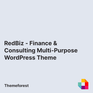 RedBiz - Finance & Consulting Multi-Purpose WordPress Theme