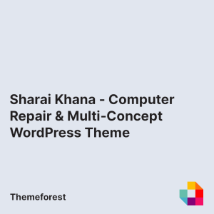 Sharai Khana - Computer Repair & Multi-Concept Professional Services WordPress Theme