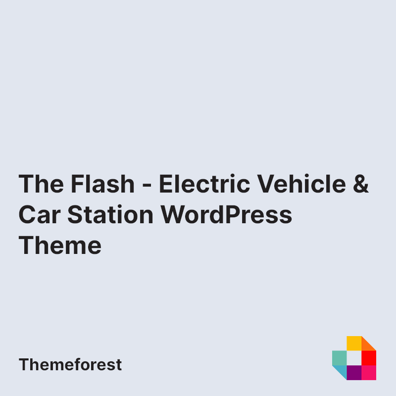 The Flash - Electric Vehicle & Car Station WordPress Theme