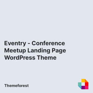 Eventry - Conference Meetup Landing Page WordPress Theme