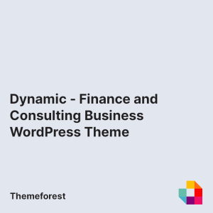 Dynamic - Finance and Consulting Business WordPress Theme