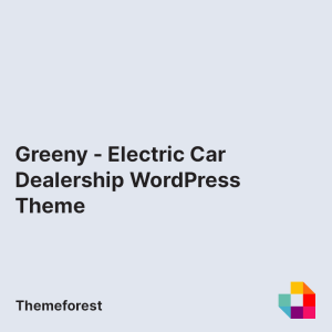 Greeny - Electric Car Dealership WordPress Theme