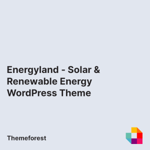 Energyland - Solar & Renewable Energy WordPress Theme