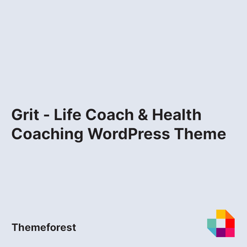 Grit - Life Coach & Health Coaching WordPress Theme