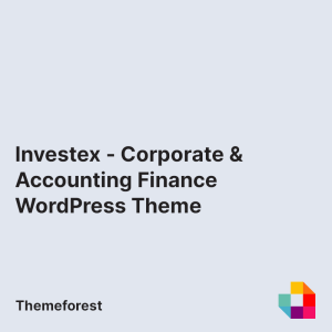 Investex - Corporate & Accounting Finance WordPress Theme