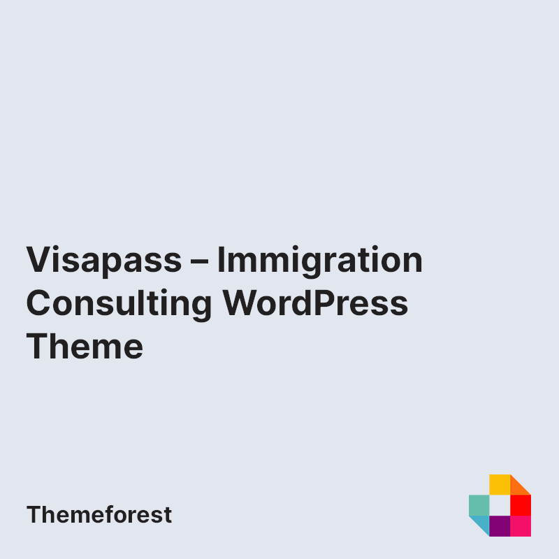 Visapass – Immigration Consulting WordPress Theme