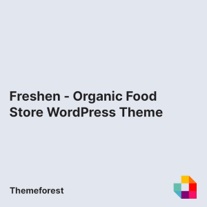 Freshen - Organic Food Store WordPress Theme