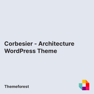 Corbesier - Architecture WordPress Theme