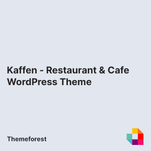 Kaffen - Restaurant & Cafe WordPress Theme