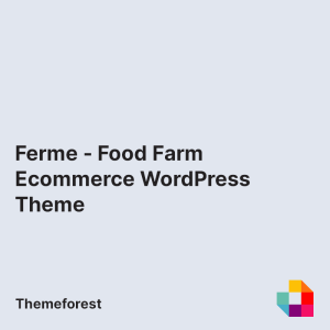 Ferme - Food Farm Ecommerce WordPress Theme