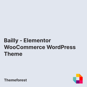 Bailly - Elementor WooCommerce WordPress Theme