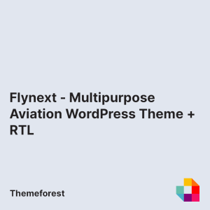 Flynext - Multipurpose Aviation WordPress Theme + RTL