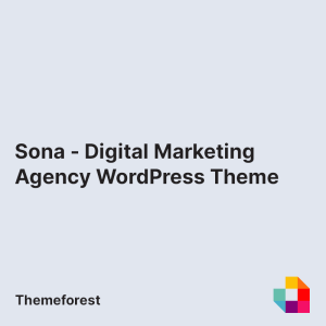 Sona - Digital Marketing Agency WordPress Theme