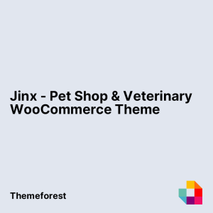 Jinx - Pet Shop & Veterinary WooCommerce Theme