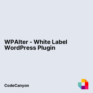 WPAlter - White Label WordPress Plugin