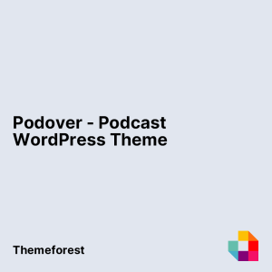 Podover - Podcast WordPress Theme