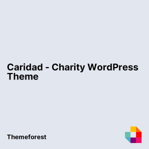 Caridad - Charity WordPress Theme