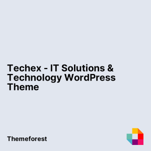 Techex - IT Solutions & Technology WordPress Theme
