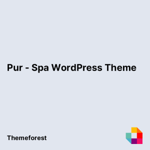 Pur - Spa WordPress Theme