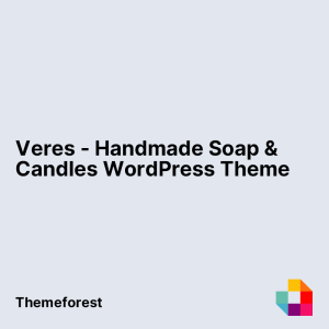 Veres - Handmade Soap & Candles WordPress Theme