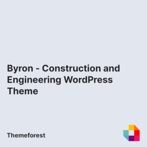 Byron - Construction and Engineering WordPress Theme