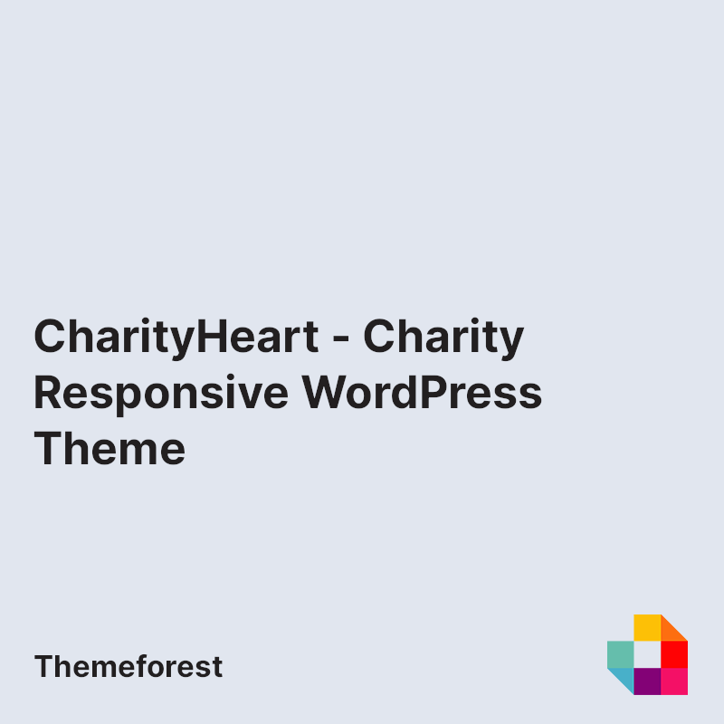 CharityHeart - Charity Responsive WordPress Theme