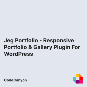 Jeg Portfolio - Responsive Portfolio & Gallery Plugin For WordPress