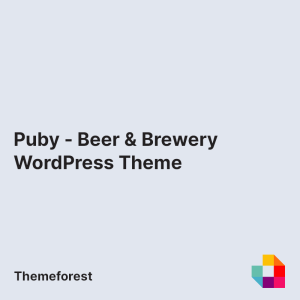 Puby - Beer & Brewery WordPress Theme