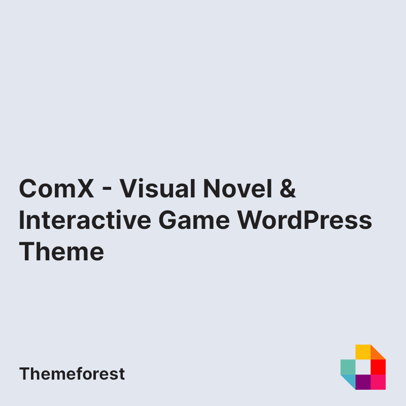 ComX - Visual Novel & Interactive Game WordPress Theme