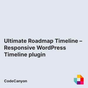 Ultimate Roadmap Timeline – Responsive WordPress Timeline plugin