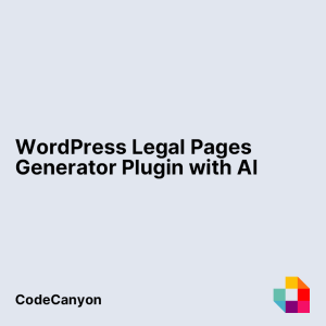 WordPress Legal Pages Generator Plugin with AI