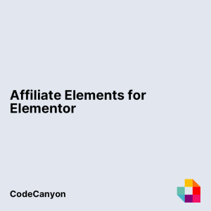 Affiliate Elements for Elementor