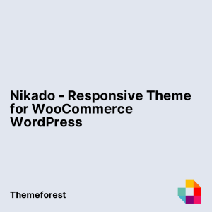 Nikado - Responsive Theme for WooCommerce WordPress