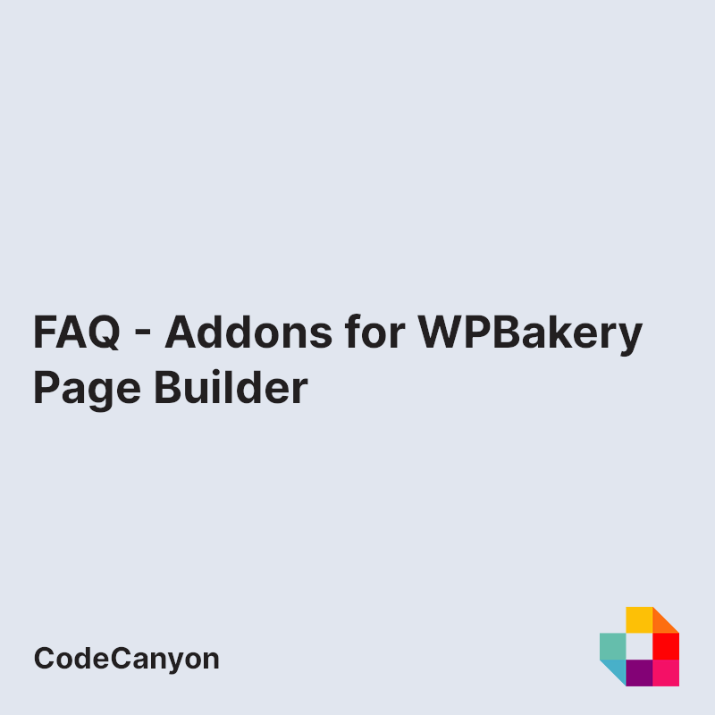 FAQ - Addons for WPBakery Page Builder