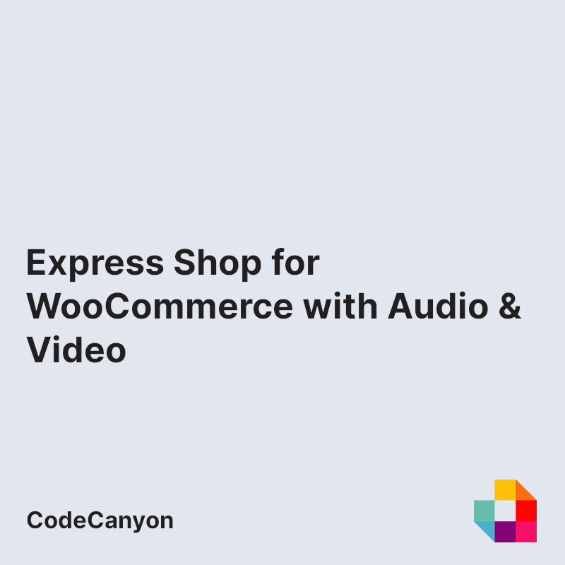 Express Shop for WooCommerce with Audio & Video