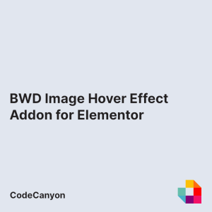 BWD Image Hover Effect Addon for Elementor