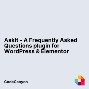 AskIt - A Frequently Asked Questions plugin for WordPress & Elementor