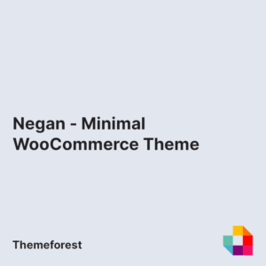 Negan - Minimal WooCommerce Theme