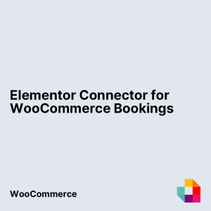 Elementor Connector for WooCommerce Bookings