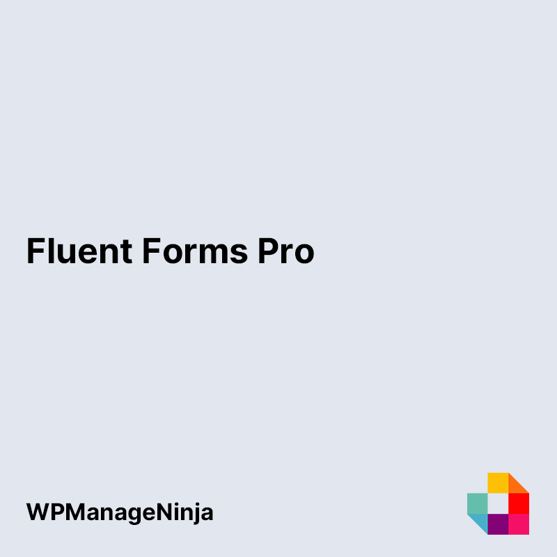 Fluent Forms Pro