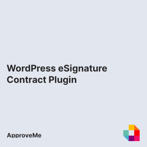 WordPress eSignature Contract Plugin