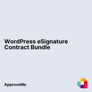 WordPress eSignature Contract Bundle